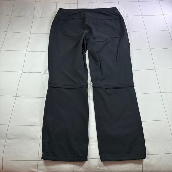 Mountain Hardwear Pants Womens 12 Black Convertible Nylon Hiking Gorpcore Camp - Picture 2 of 13